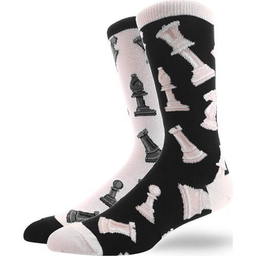 Cool Socks Fashion Sport Socks Long Casual Socks Printed Anti-slip Breathable Cotton Fishing Hiking Soft Sock Footwear Accessory