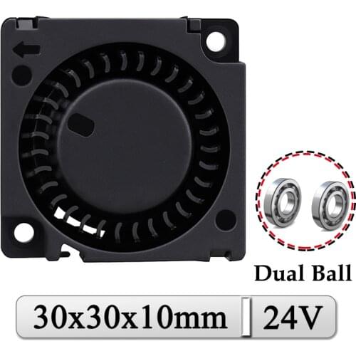 5 pieces Gdstime Ball Bearing 24V DC Micro Cooling Fan 30mm x 10mm Blower Fan 3cm 30x30x10mm 3010 3D Printer Radiator 2Pin