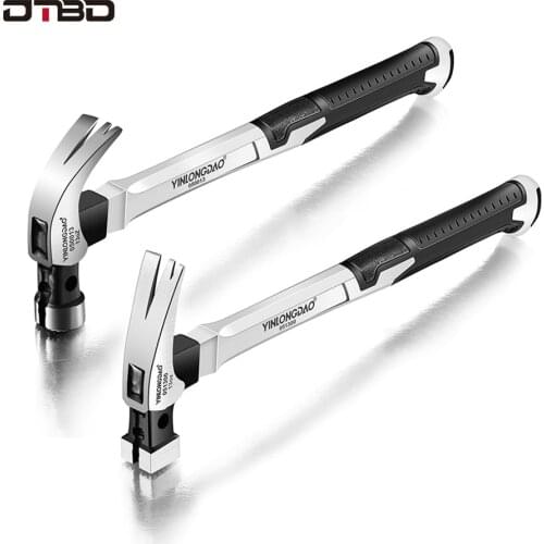 DTBD Multifunctional Claw Hammer Magnetic Suck Nail Hammer Professional Woodworking Hand Hammer Home Tool Non-slip Handle Hammer