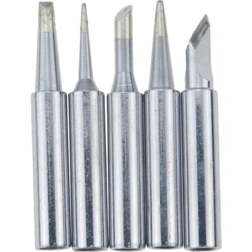 5Pcs I+B+K+2.4D+3C Soldering Iron Pure Copper 900M Soldering Iron Head Set Inside Hot Bare Copper Electric Soldering Iron Tip