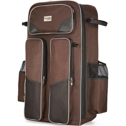 Double shoulder fishing fishing gear packages in the big chair backpack rod bag waterproof fishing chair bag three layers