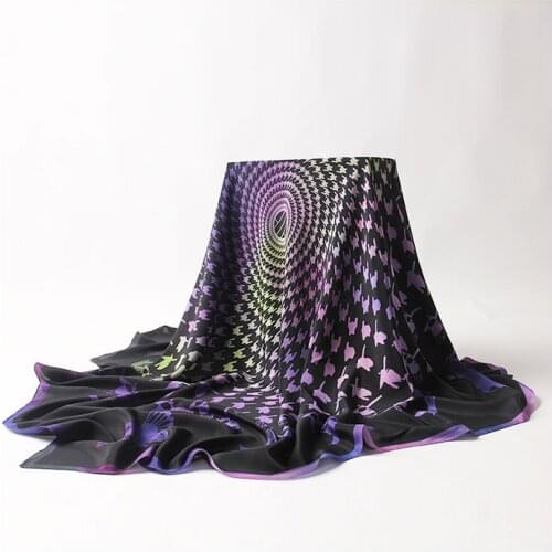 New Womens BIRD STYLE Silk Scarf handkerchief 100% Pure Silk CREPE (123*123cm) GOOD QUALITY SOFT