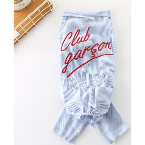 Pet Dogs Clothes Spring Summer Thick Cotton Wear Small Puppy Big Dog Jumpsuits