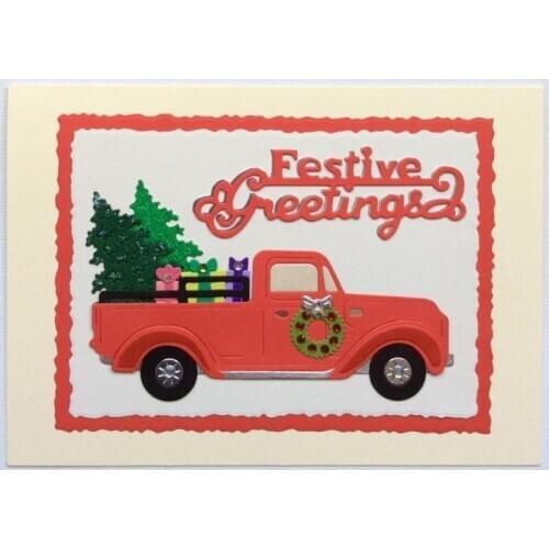 Christmas Car Tree Gifts Metal Cutting Dies DIY Crafts Scrapbooking Card Album Photo Making Embossing Supplies 2020