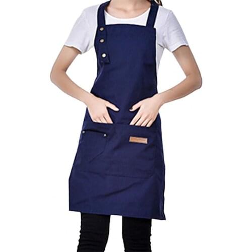 Unisex Universal Adjustable Neck Strap Design Sleeveless Kitchen Cooking Apron