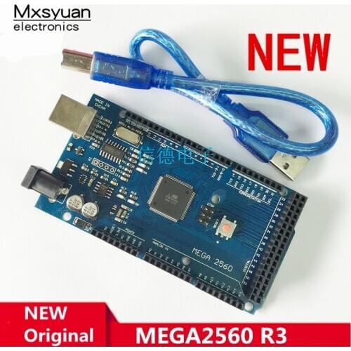 MEGA2560 MEGA 2560 R3 (ATmega2560-16AU CH340G) AVR USB board Development board MEGA2560 for arduino With USB cable