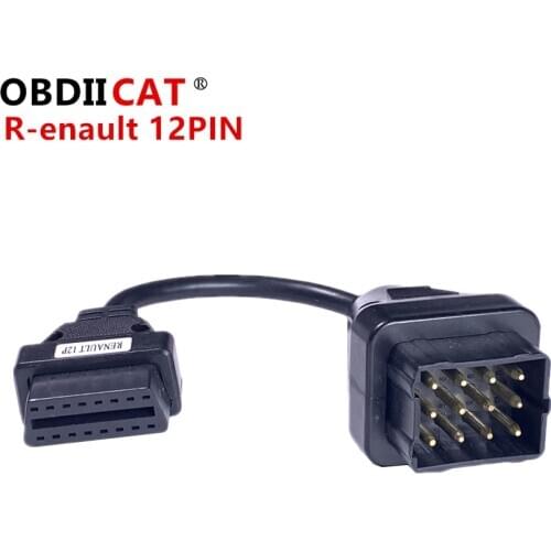 High quality OBD2 12 pin to 16 pin Diagnostic Connector cable
