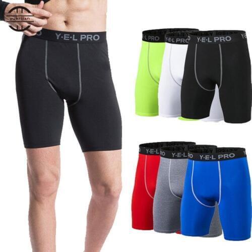 Yuerlian Hot Sale Quick Dry Gym Sport Leggings Crossfit Mens Shorts Soccer Undercover Jogging Compression Tights Running Shorts
