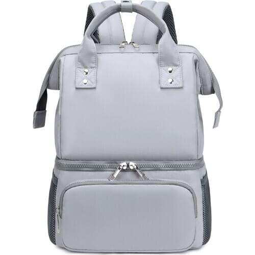 Women Lunch Backpack Mommy Maternity Breast Milk Bag with Double Layers Baby Food Insulation Storage Thermal Handbag Diaper Bags