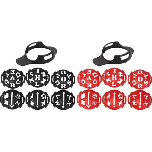 6pcs templateHollow Alphabet Golf Ball Line Liner Marker Tool Set Pen Drawing Equipment Alignment Accessories Marks Y7O8