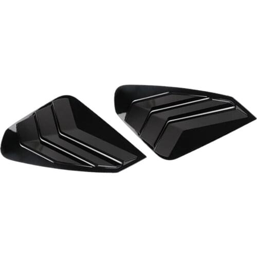 Car Rear Side Window Louvers Shutter Cover Blinds Scoop Air Vent Cover Trim for Toyota RAV4 2019 2020 2021