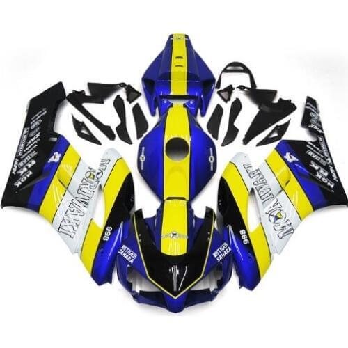 Dor-Injection For CBR 1000RR 04 05 Blue Yellow CBR1000 RR 04-05 1000 RR CBR1000RR 2004 2005 Fairing