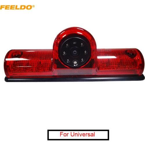 FEELDO Universal Cargo Van Car LED Brake Light IR Rear View Camera Reversing/Parking Camera #FD-5370