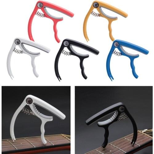 Guitar Capo for Acoustic Electric Guitar, Ukulele, Banjo and Mandolin(Red/Yellow/White/Black/Blue)