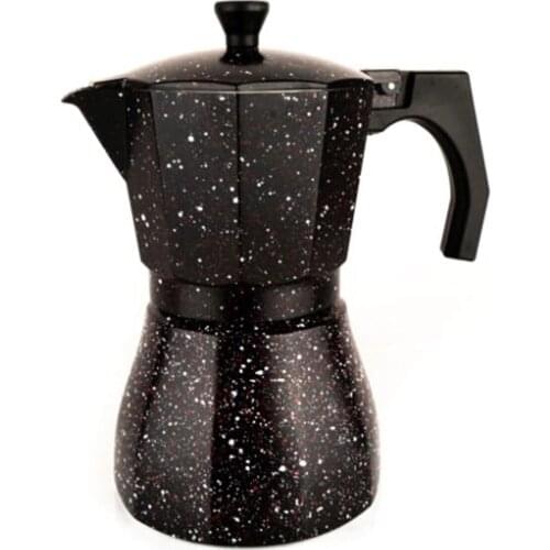 6 Cup Black Coffee Pot