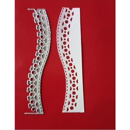 Wave Stripe Border Metal Cutting Dies 2021 New craft Scrapbooking Frame Dies cuts stencil emboss paper card making template