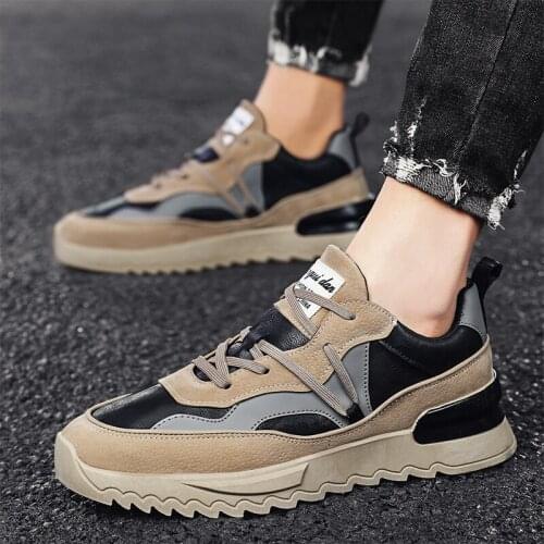 2021 new board shoes Korean version of mens fashion trend casual shoes dad shoes student sneakers trend mens essential shoes