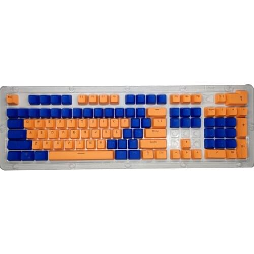 Novelty Shine Through Na-Ruto Matching Color Them PBT Doubleshot Custom Keycaps Fit Mechanical Keyboard