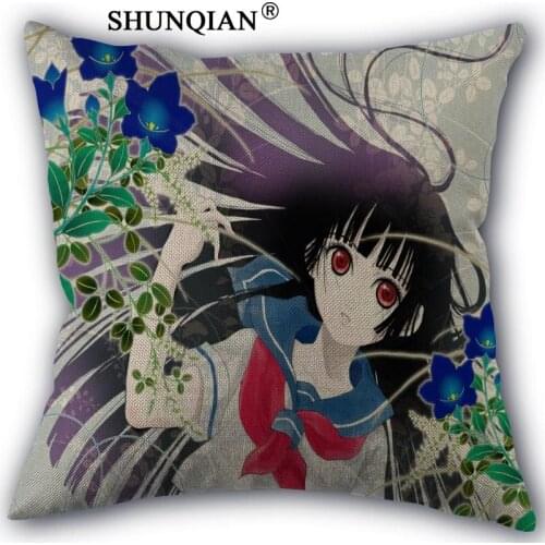 New Arrival la fille des enfers Custom cotton Pillowcases zipper Custom Pillow Case More Size Custom your image gift