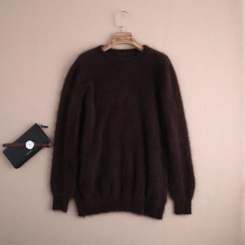 New Mens Mink cashmere Fleece Warm Sweaters, Free Delivery S18128