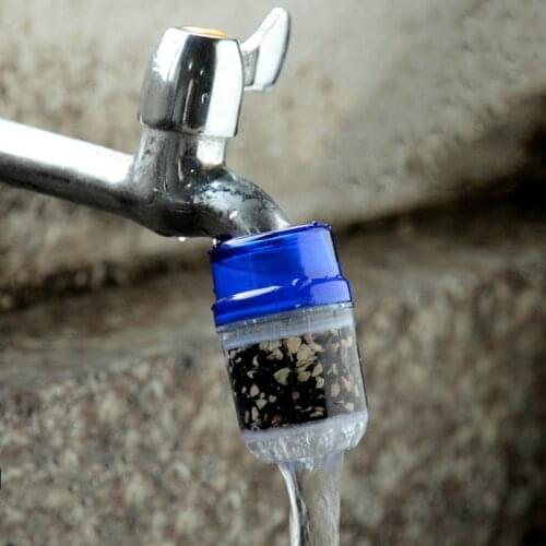 Water saver tap adapter nozzle splash Carbon Water Clean Filter Purifier use for 16-17MM Kitchen faucet Filtration Accessories