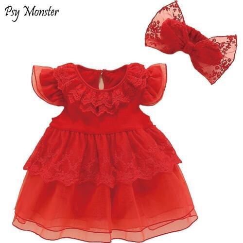 Newborn Baby Girls Princess dresses clothes 0 1 year girl baby birthday Dress embroidery cotton summer dress for baby girl G86