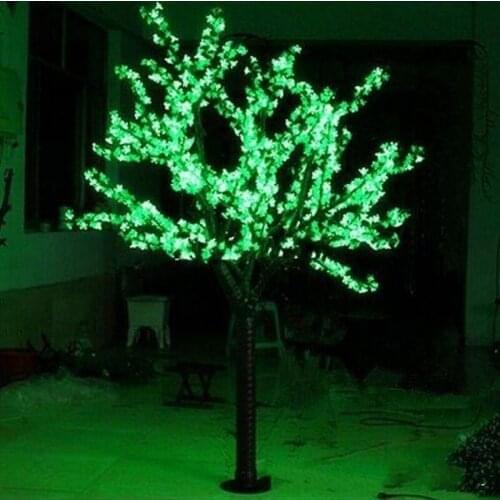 2m6.5ft Height LED Artificial Cherry Blossom Tree Light Christmas tree Light 1248pcs LED Bulbs 110/220VAC Rainproof Outdoor Use