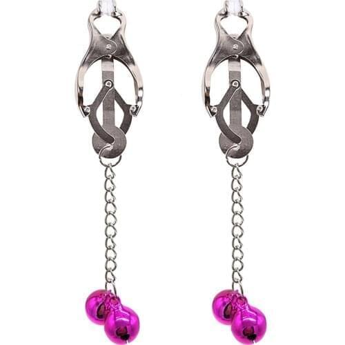 Sexy Nipple Clamps Fetish Erotic games Toy Tools Couples Stimulator Adult Products for Women Chain Clips collars