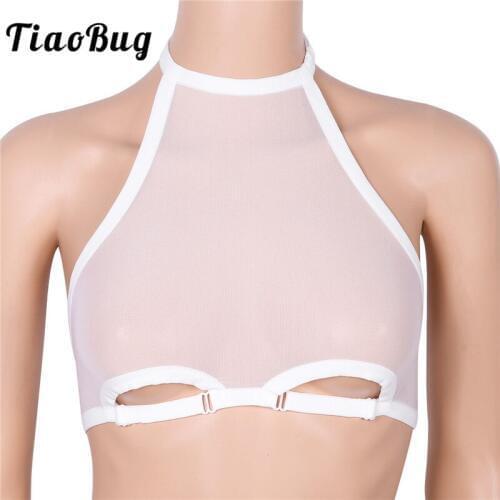 Женские прозрачные майки TiaoBug China At AliExpress