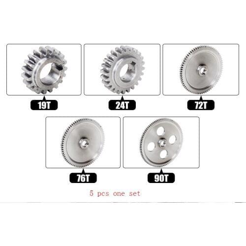 Free shipping 5pcs one set Simant SIEG: S / N: 10085B lathes and milling machines C1 M1 metal gear mini lathe gears Metal