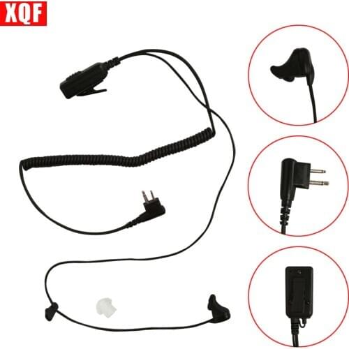 XQF Ear Bone Vibrate Noise-reducing Earpiece Compatible For Motorola GP88 300 2000 CT150 Walkie talkie two way radio