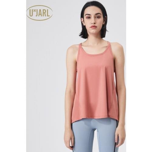 UxJARL Womens Workout Tank Top Sleeveless Running Sportswear Open Back Muscle Yoga Tank Top Quick-Dry Shirt