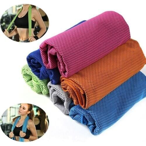 1PC Microfiber Sport Towel Rapid Ice Face Cooling Towel Summer Quick-Dry Swimming Towels Enduring Chill Towels For Fitness Yoga