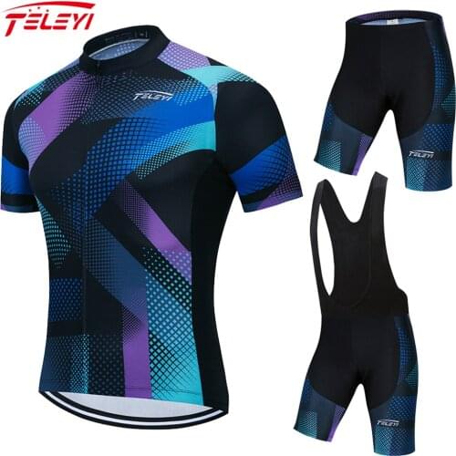2021 Summer Cycling Jersey Men Style Short Sleeves Cycling Clothing Sportswear Outdoor MTB Ropa Ciclismo Bib Pant Bike Clothing