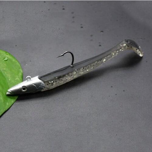 3D Eyes Anti-Corrosion Bionic Fishing Lure Soft Lure Artificial Luminous Sinking Soft Bait Freshwater Silicone Fishing Bait