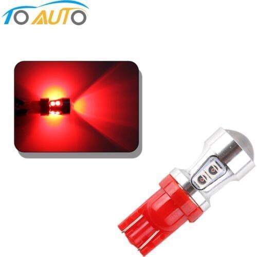 T10 Red Canbus OBC Error Free Bulbs Interior Emitter LED DRL 194 W5W Car lamps External 10-SMD 3030 12V Auto Lights