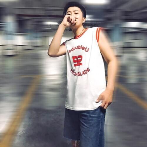 Basketball number Chest Binder Inside Les Lesbian Casual Cotton Vest Chest Breast Binder Trans Tomboy Undershirt Long Loose Tops