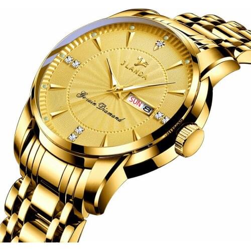 Top Brand Luxury Men Watch New Fashion Casual Sport Waterproof Steel Band Quartz Watch Date Week Mens Watches Relogio Masculino