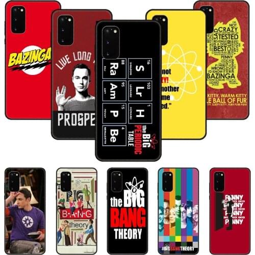 Phone Case For SamSung Galaxy S Note 10 20 7 6 9 8 Plus Edge E Ultra Lite Black Cover Shell Tpu Waterproof The Big Bang Theory
