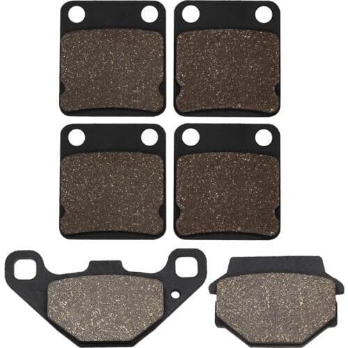 Cyleto Motorcycle Front and Rear Brake Pads for SUZUKI LTF500 LTF 500 LT-F500 2003-2007