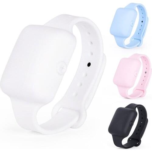 Hand Sanitizer Wristband Silicone Watch Strap Outdoor Portable Sanitizing Wristband Squeezy Hand Sanitizer Wristband Dispenser