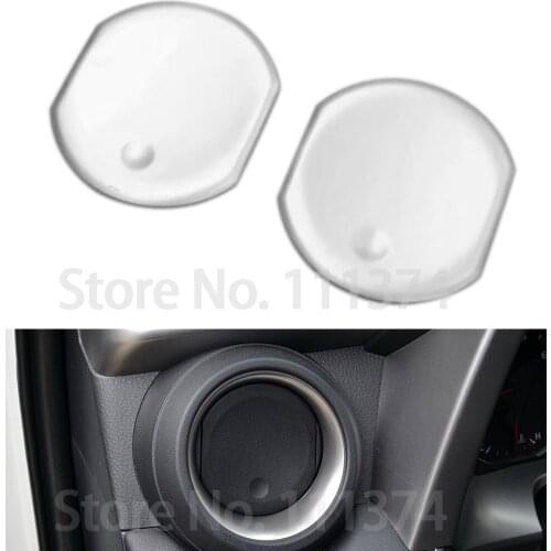 Chrome Side Vent Outlet Switch Opening Cover For Toyota RAV4 2014 2015 2016 2017 2018 ABS Carbon Look Decoration Accessories