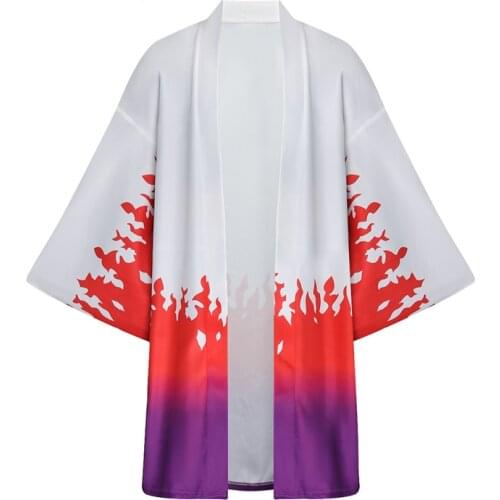 Kimetsu no Yaiba Ubuyashiki Kagaya Cloak Cosplay Costume Anime Demon Slayer Kimono Uniform Halloween Cosplay Cape