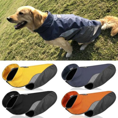 Fashion Solid Fleece Warm Pet Dog Coat Winter Jacket Clothes Sweater Waterproof Apparel