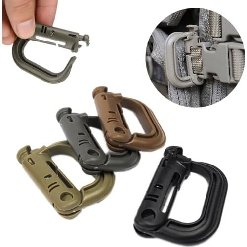 New Outdoor D-Ring Hanging Buckle Mountaineering Safety Buckle Key Chain Hiking Equipment Outdoor Product