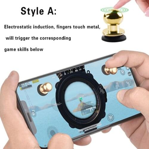 New Mobile Controller, Phone Game Joystick, Four Fingers, Suction Cup, Touch Button, Gamepad, Controller, Mini Game Rocker