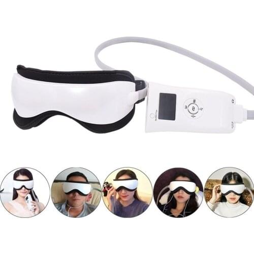 Forehead Eye Care Glasses Massager Eye Massager Mask Migraine Electric Vibration Eye Vision Improvement Beauty Products