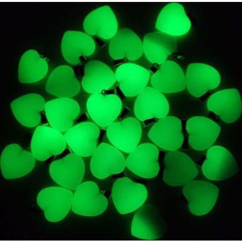 New fashion hot sell love heart green luminous stone charms pendants for jewelry making 20mm 50pcs/lot Wholesale free shipping