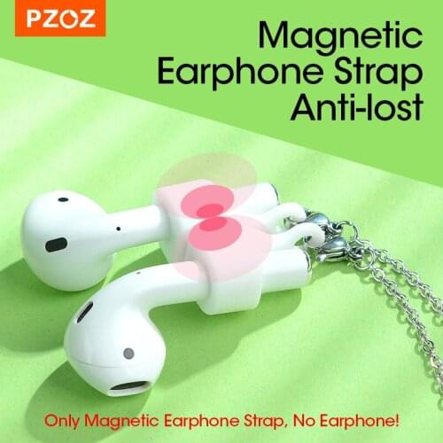 PZOZ Earphone Chain Cable For Apple Airpods Earphone Case Loop String Strap For Air Pods Anti Lost Rope Earphone Accessories
