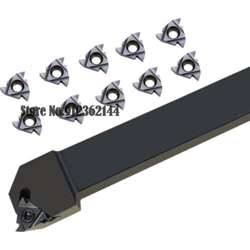 SER/L SER1010H11 SER1212H11 SEL1010H11 SEL1212H11 SER1616H11 External Thread Turning Tools rod 11ER/IR Insert CNC Lathe Holder